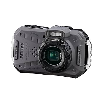 PENTAX WG-1000 防水デジタルカメラ オリーブ 訳あり Amazon | ペンタックス PENTAX WG-1000 グレー 本格防水デジタル